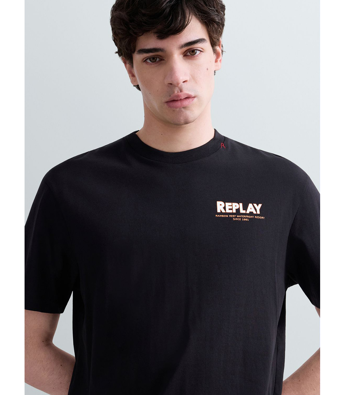 ヘビーコットンジャージーFIJI Tシャツ 詳細画像 ブラック 5